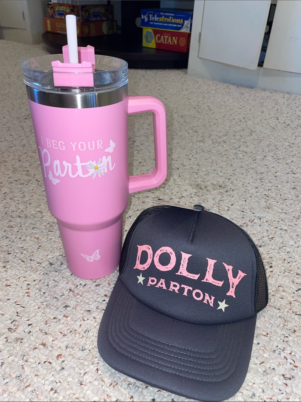 Dolly Parton Trucker Hat & Tumbler